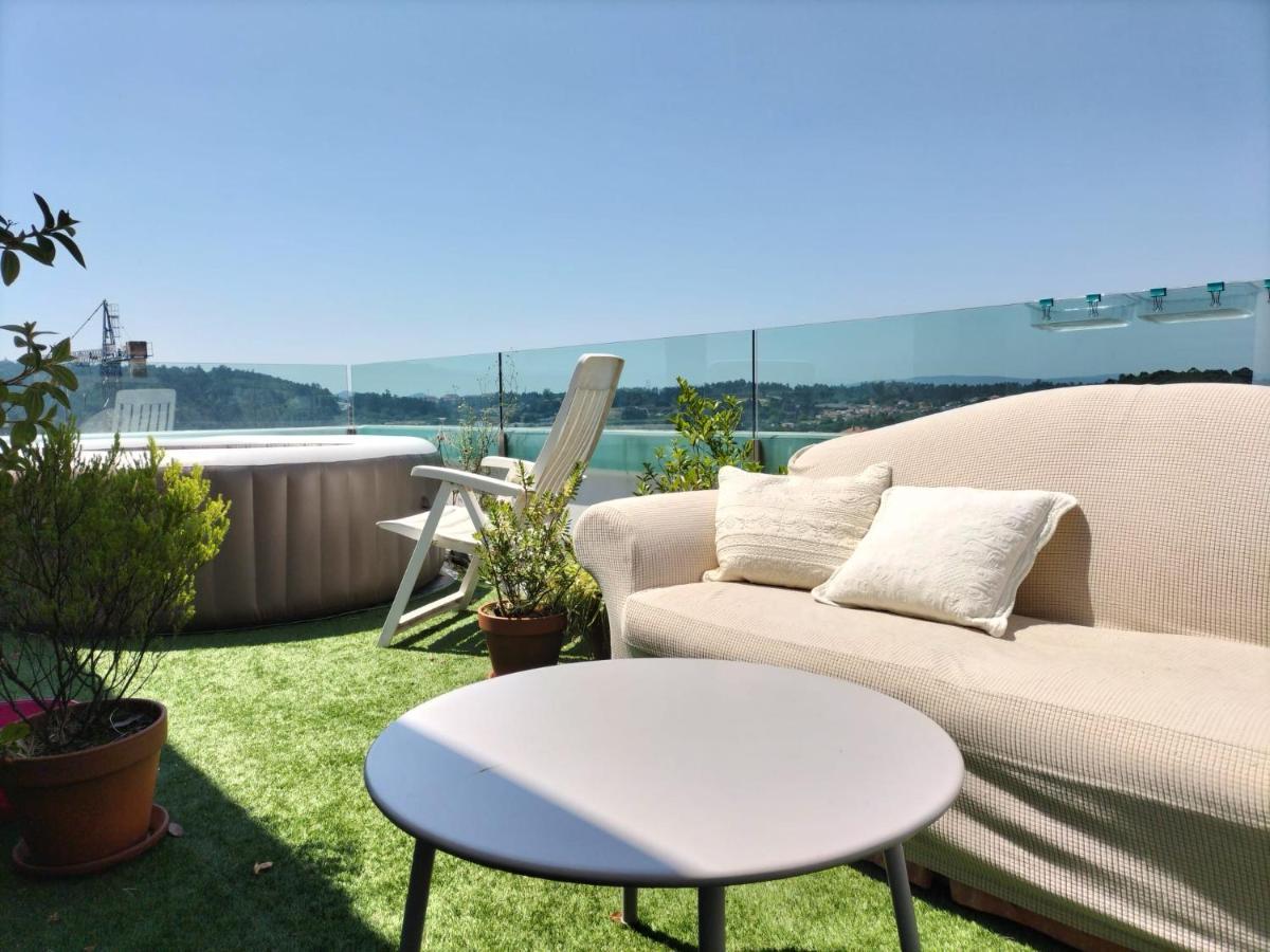 Preciosa Habitacion Suite En Atico Con Terraza 산티아고데콤포스텔라 외부 사진