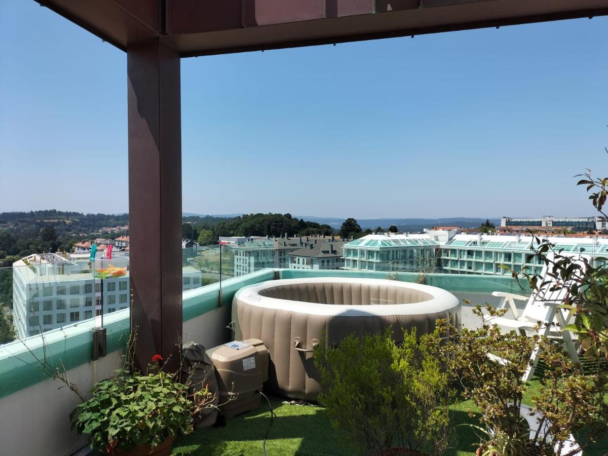 Preciosa Habitacion Suite En Atico Con Terraza 산티아고데콤포스텔라 외부 사진