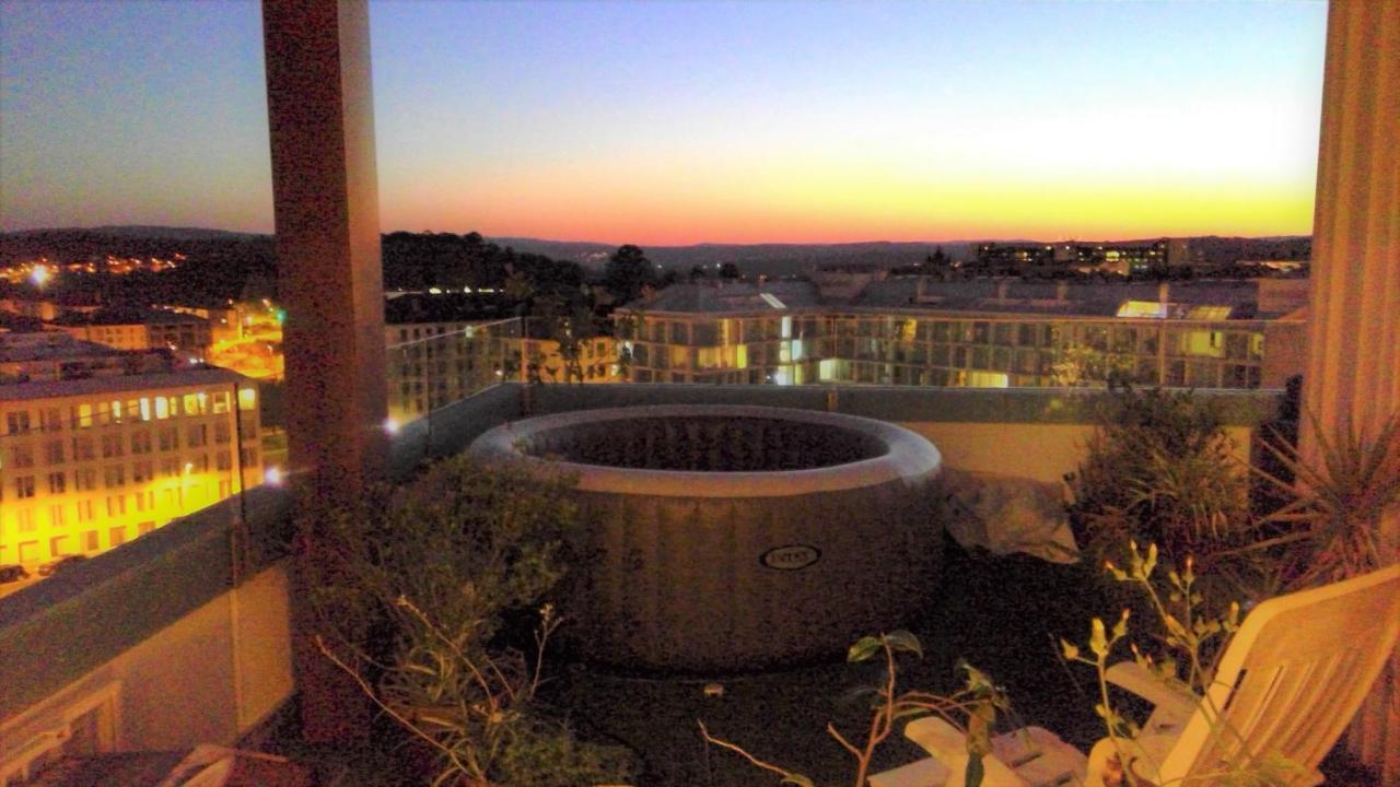 Preciosa Habitacion Suite En Atico Con Terraza 산티아고데콤포스텔라 외부 사진